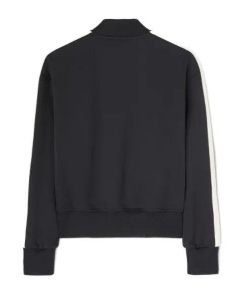 Logo Embroidered Zipped Jacket