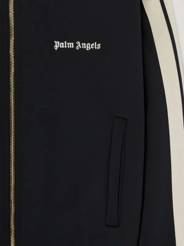 Logo Embroidered Zipped Jacket