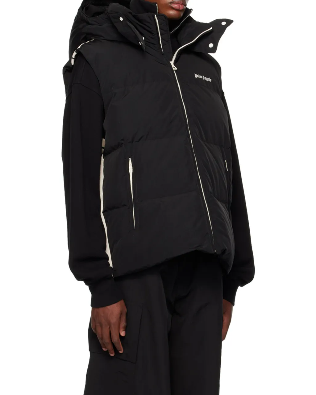 Logo Printed Padded Vest