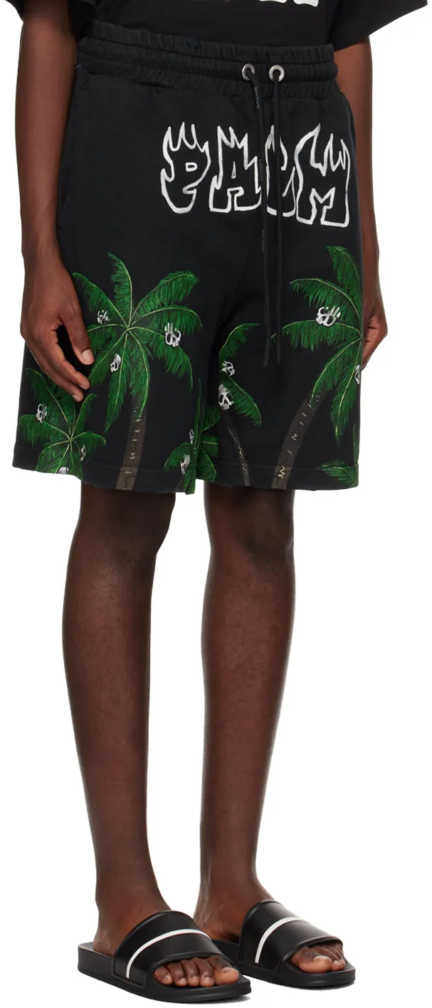 Logo Printed Drawstring Shorts