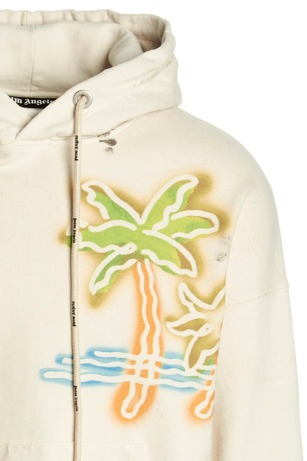Graffiti-Printed Hoodie