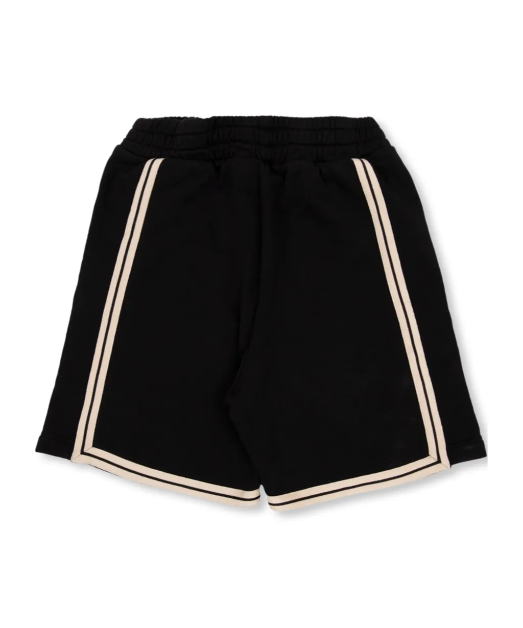 Logo Printed Stripe Detailed Shorts