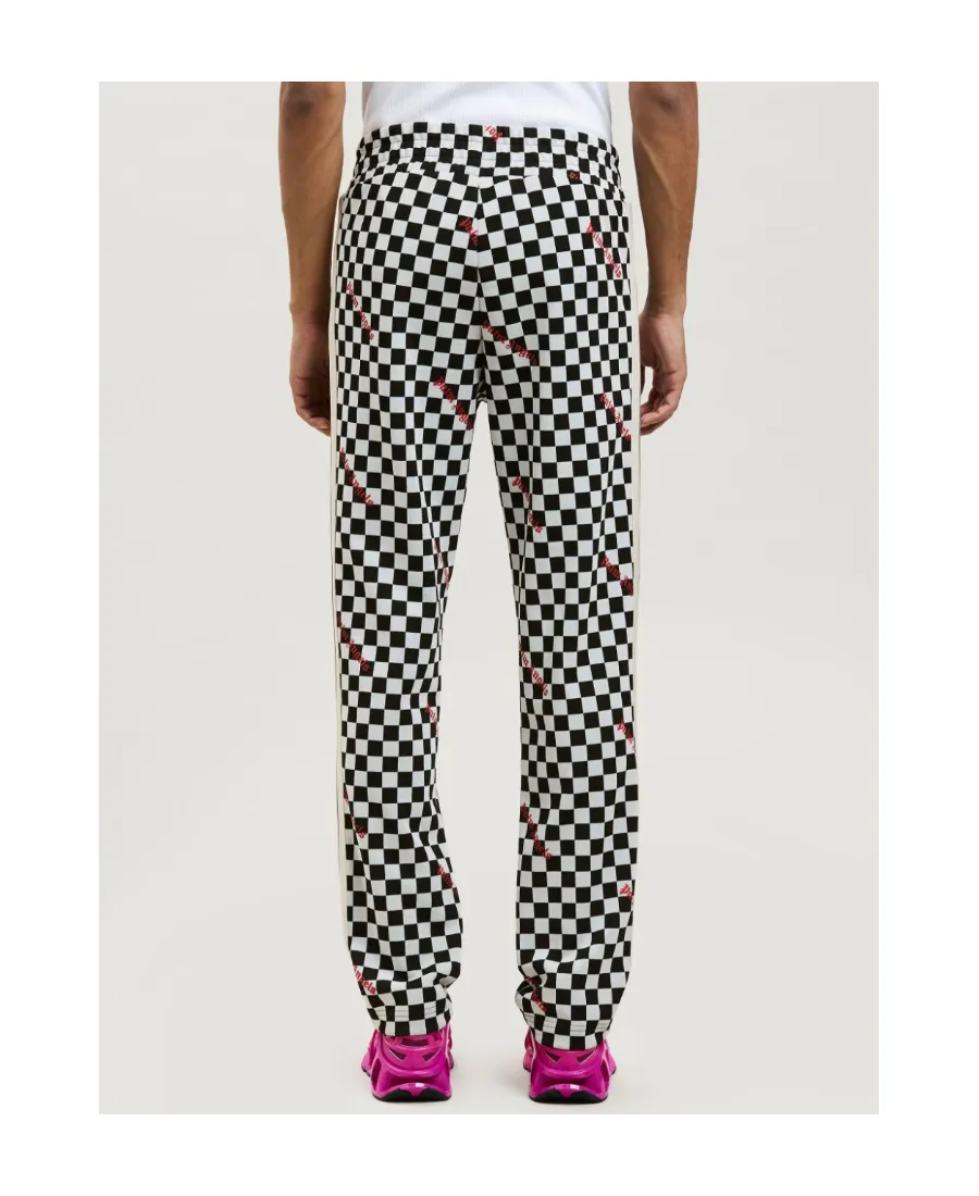 Elasticated Waistband Damier Pants