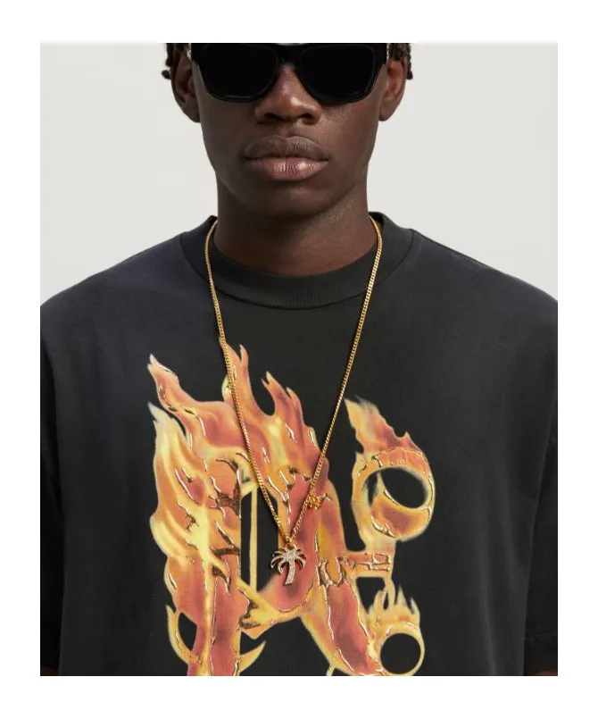 Monogram Printed Crewneck T-Shirt