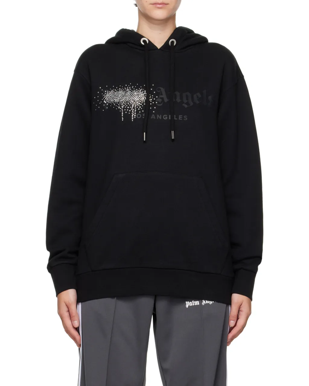 Embellished Drawstring Hoodie