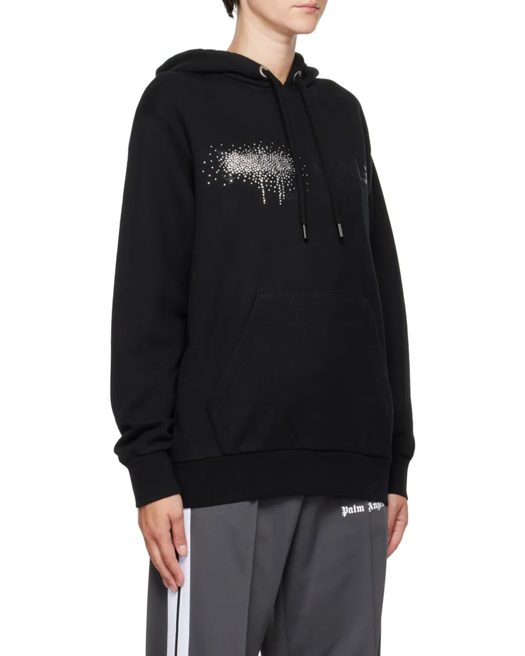 Embellished Drawstring Hoodie