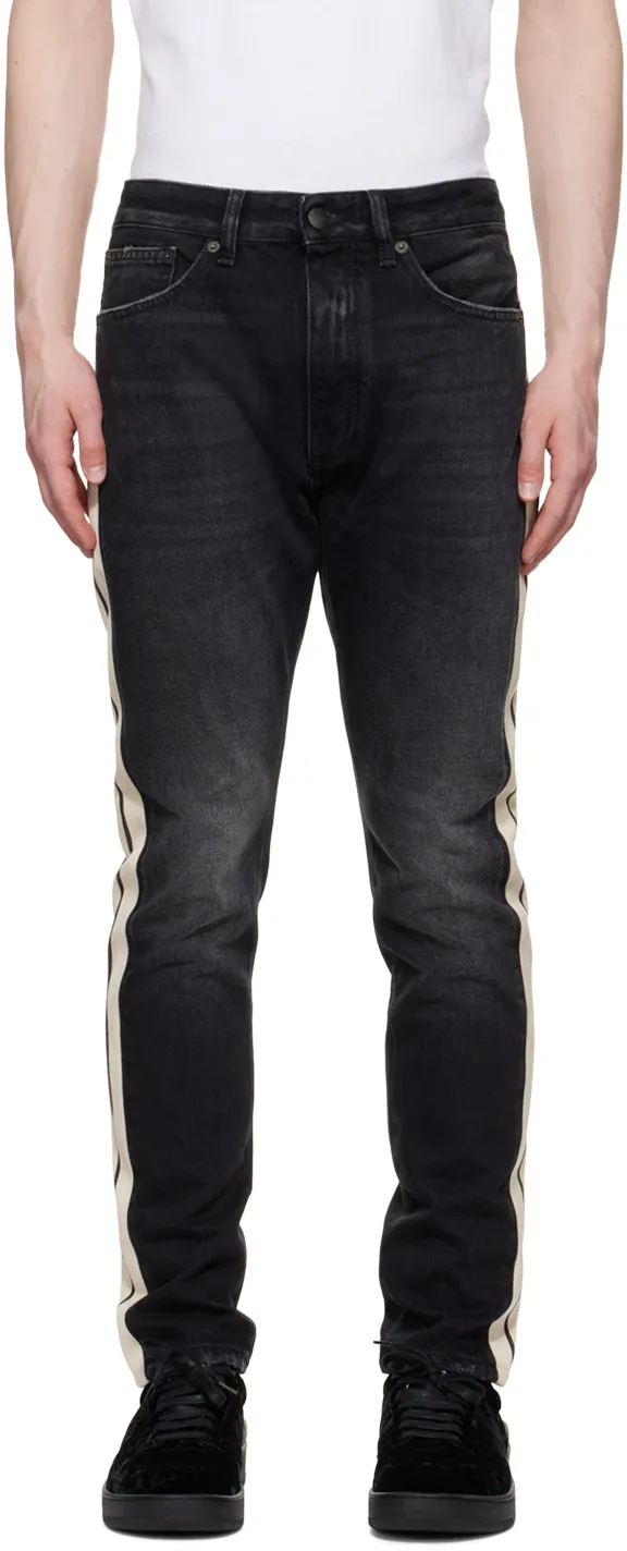 Washed Effect Denim Jeans