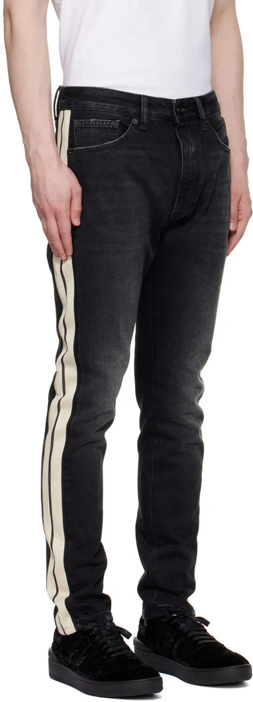 Washed Effect Denim Jeans