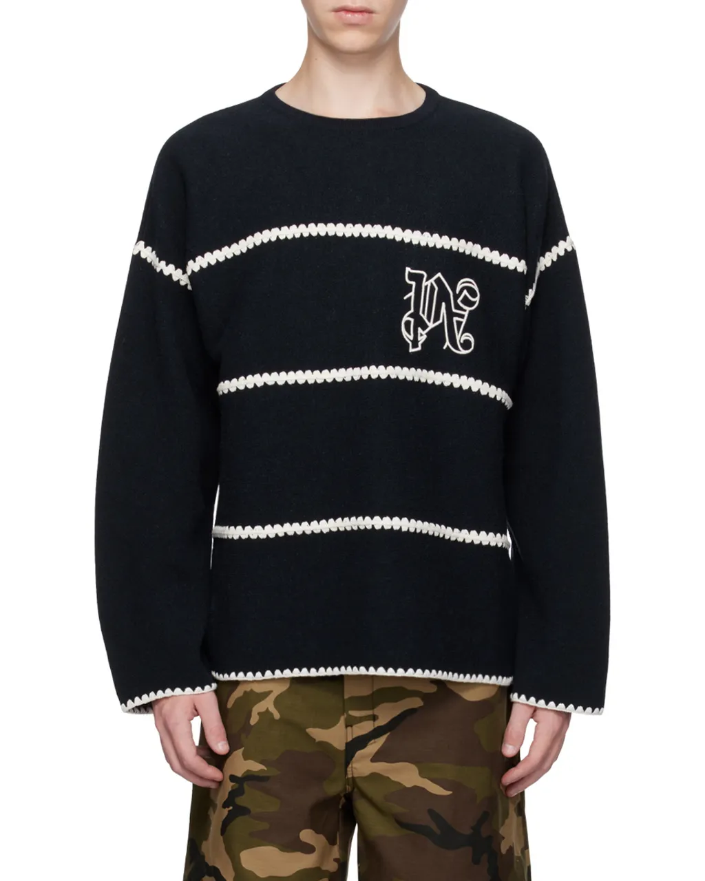 Logo Intarsia-Knit Jumper