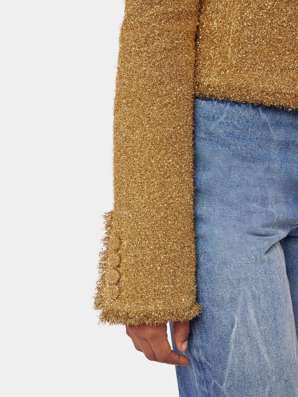 Glitter Button Up Cardigan
