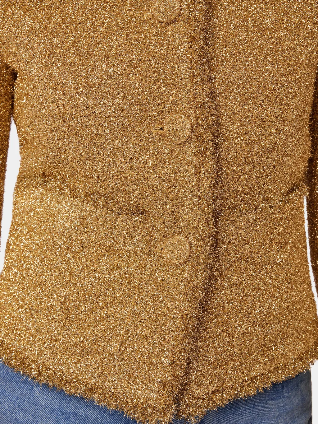 Glitter Button Up Cardigan
