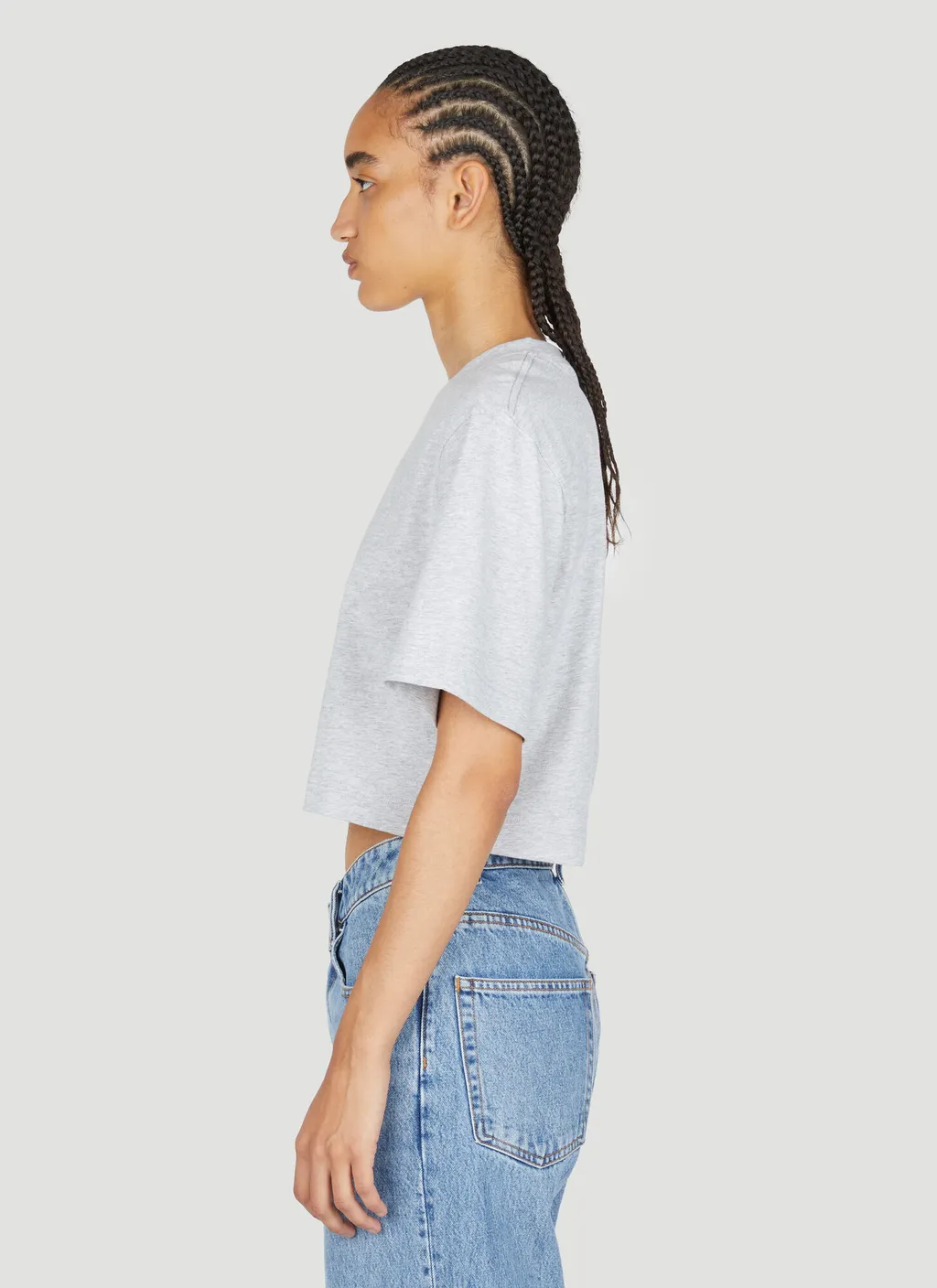 Logo Printed Cropped T-Shirt
