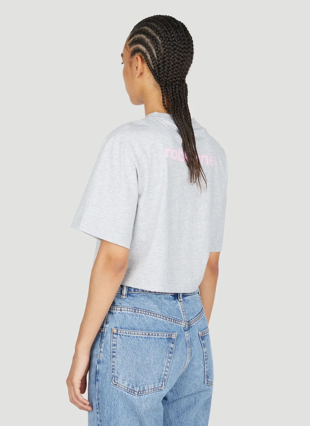 Logo Printed Cropped T-Shirt