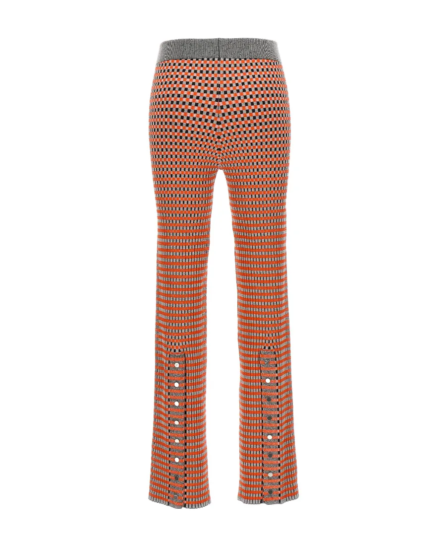 Check Patterned Slim Fit Trousers