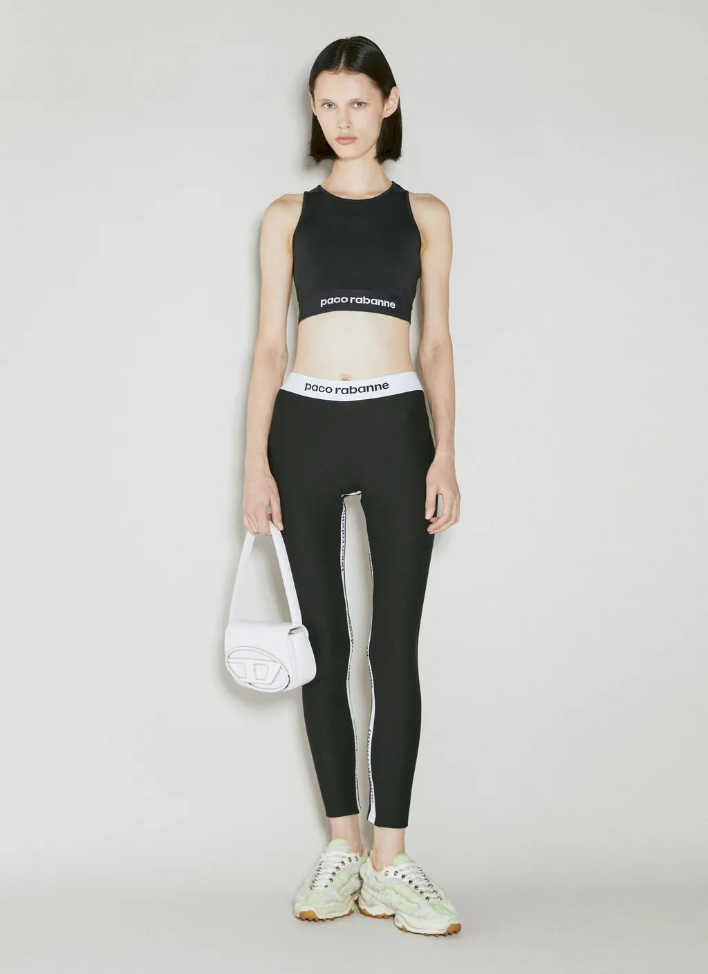 Logo Detailed Sleeveless Sports Bra