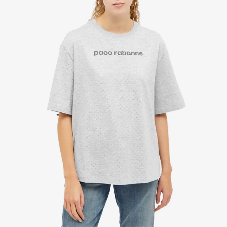 Logo Embellished Oversized T-Shirt