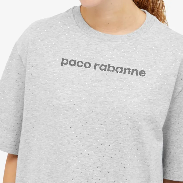 Logo Embellished Oversized T-Shirt