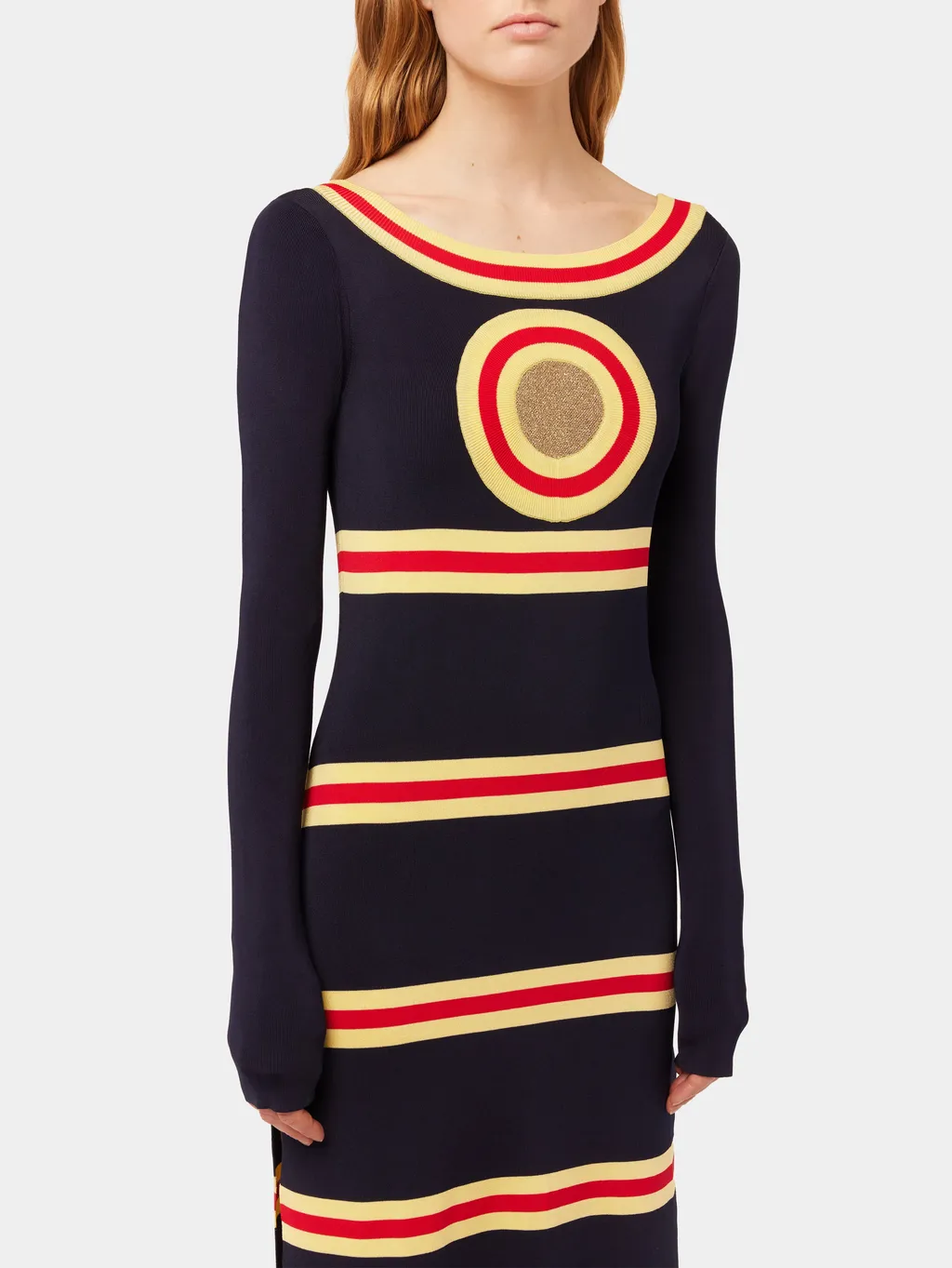 Logo Long-Sleeved Dress