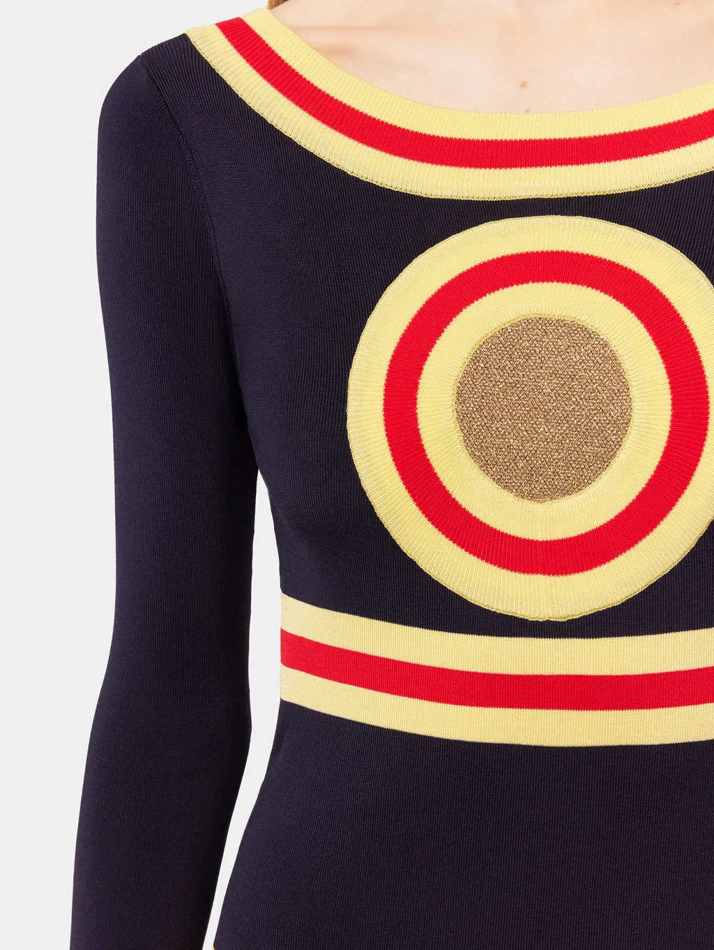 Logo Long-Sleeved Dress