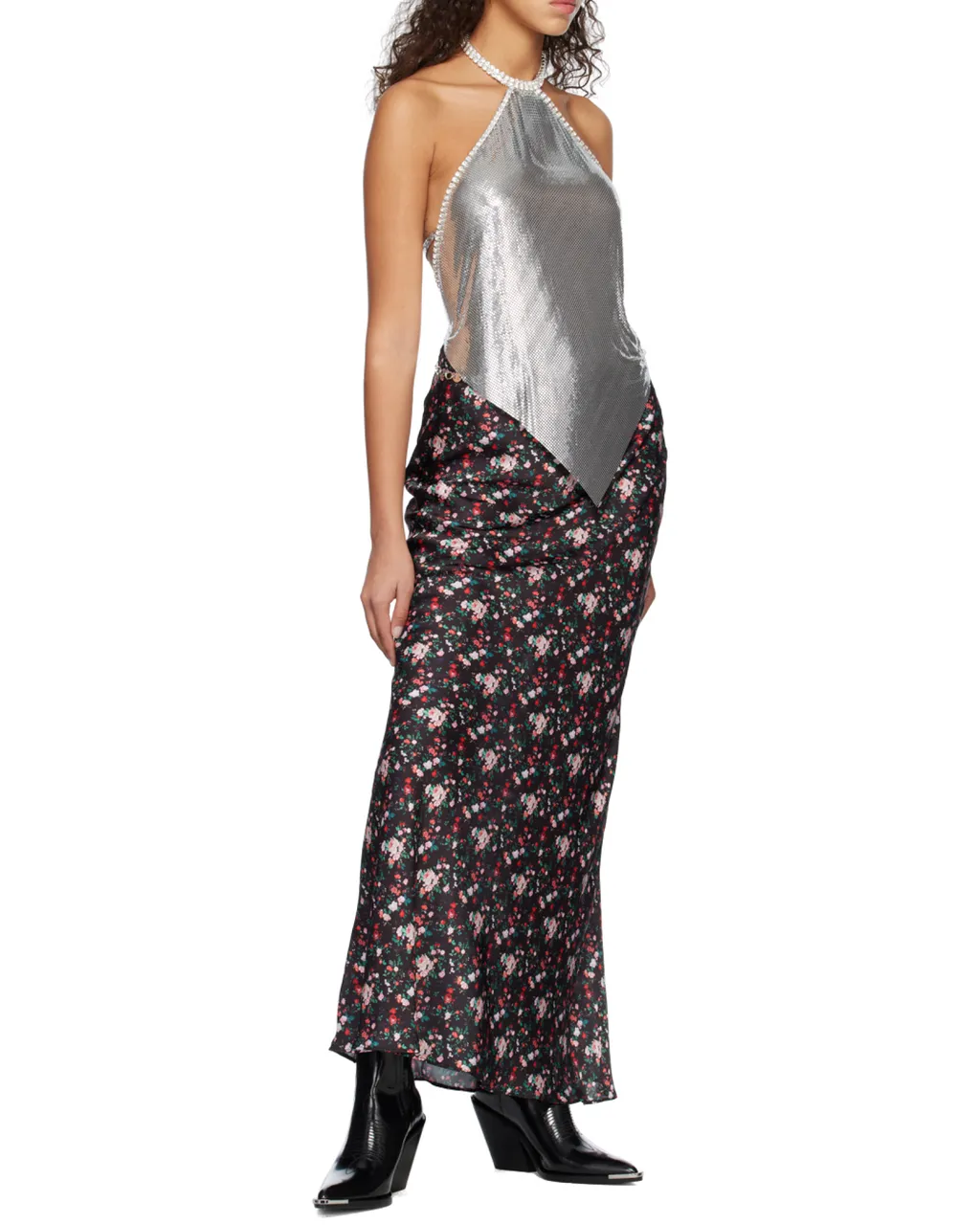 Medium-Length Chain Skirt