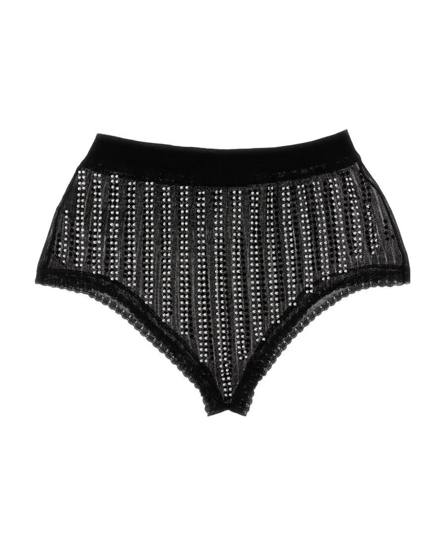 Bead Embellished Stretched Briefs