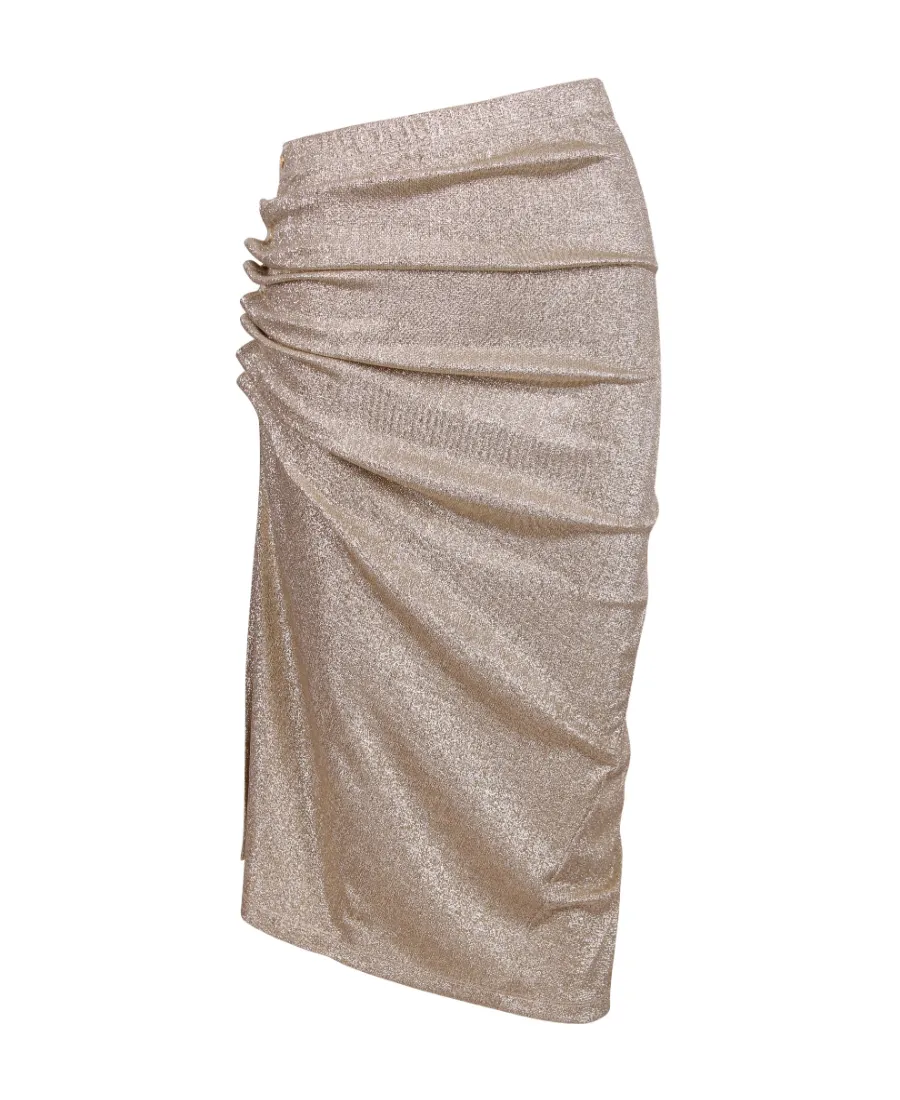 Glitter High-Waist Skirt