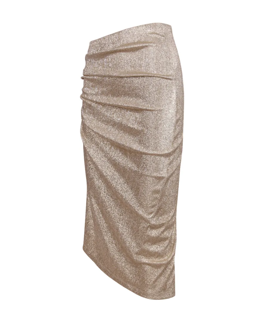 Glitter High-Waist Skirt