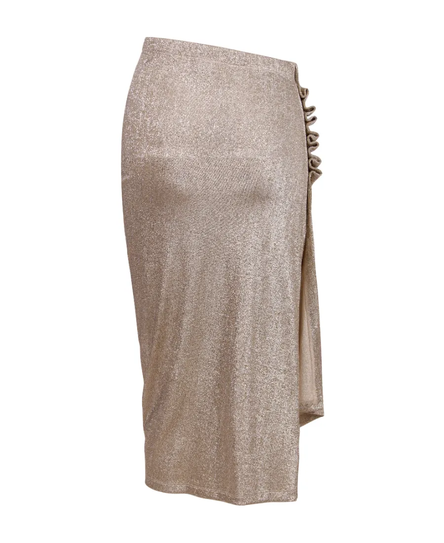 Glitter High-Waist Skirt