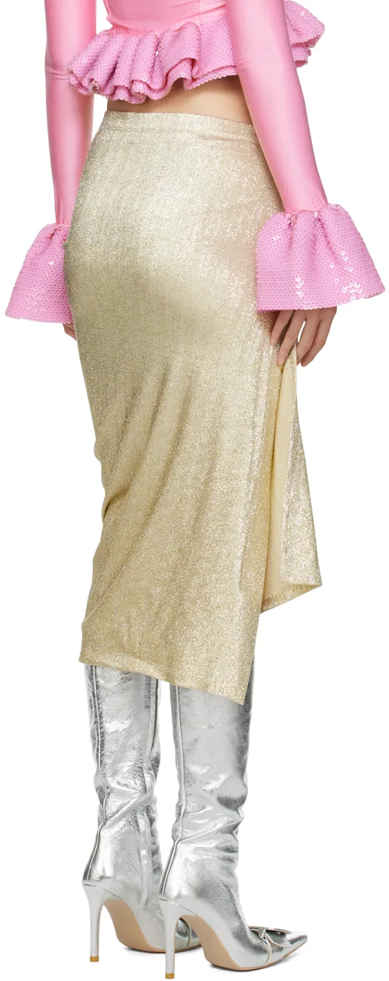 Glitter High-Waist Skirt