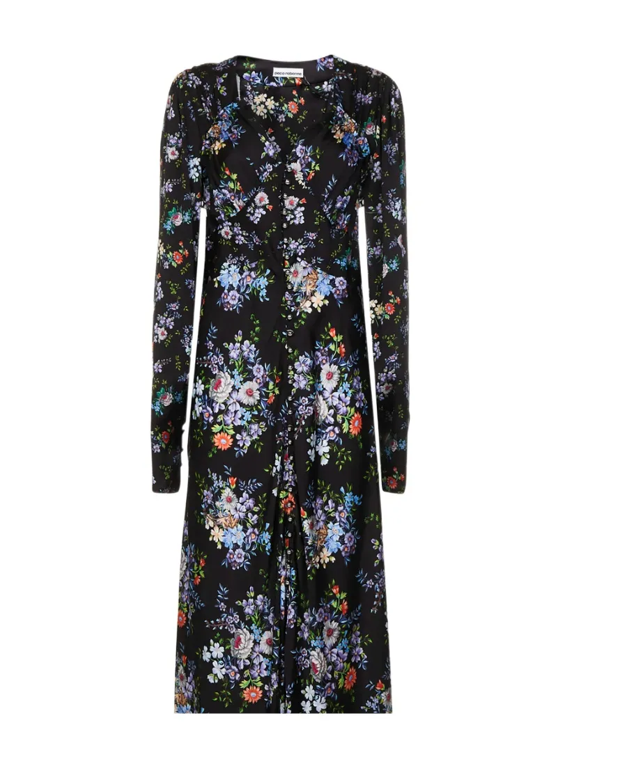 Floral Printed Button-Up Dress