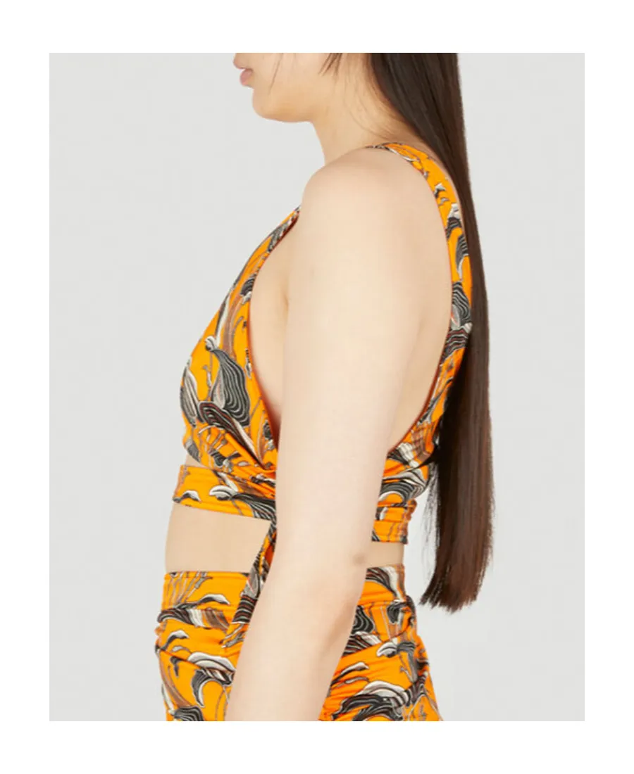 Printed Cropped Top