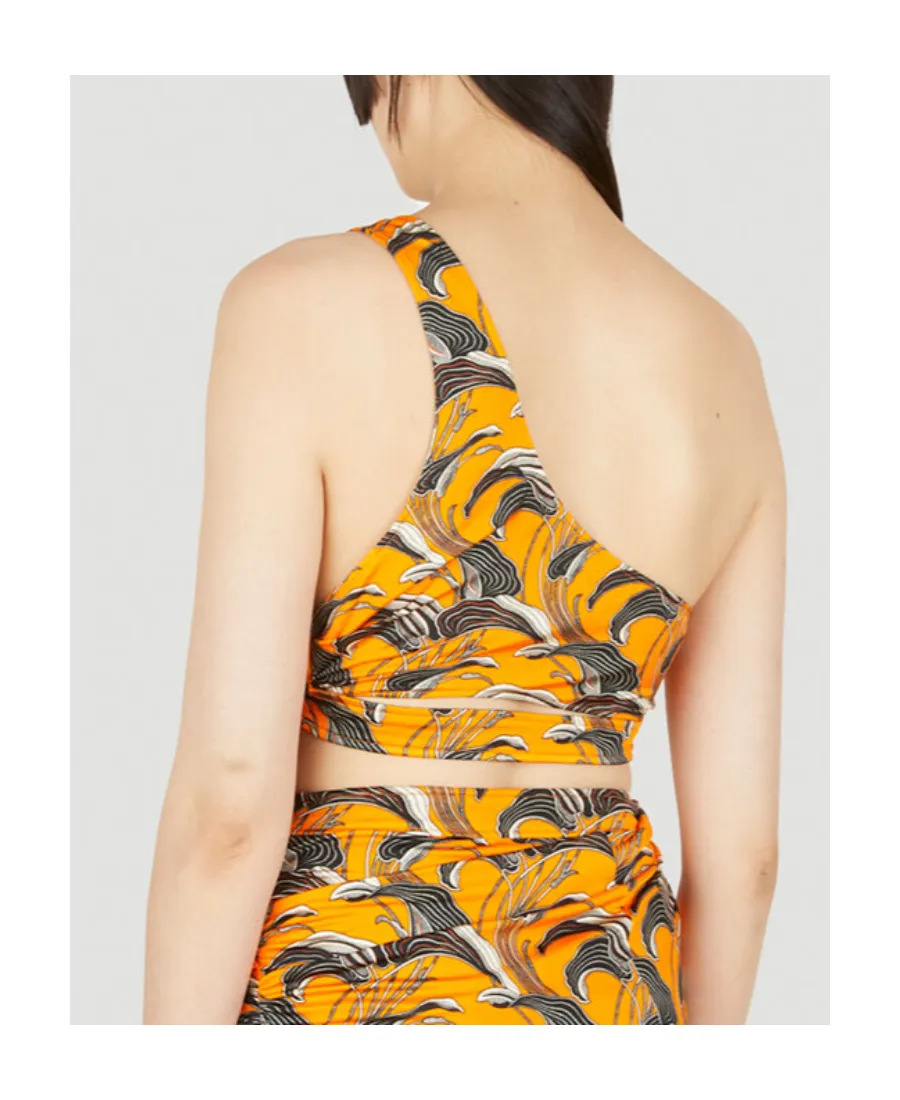Printed Cropped Top