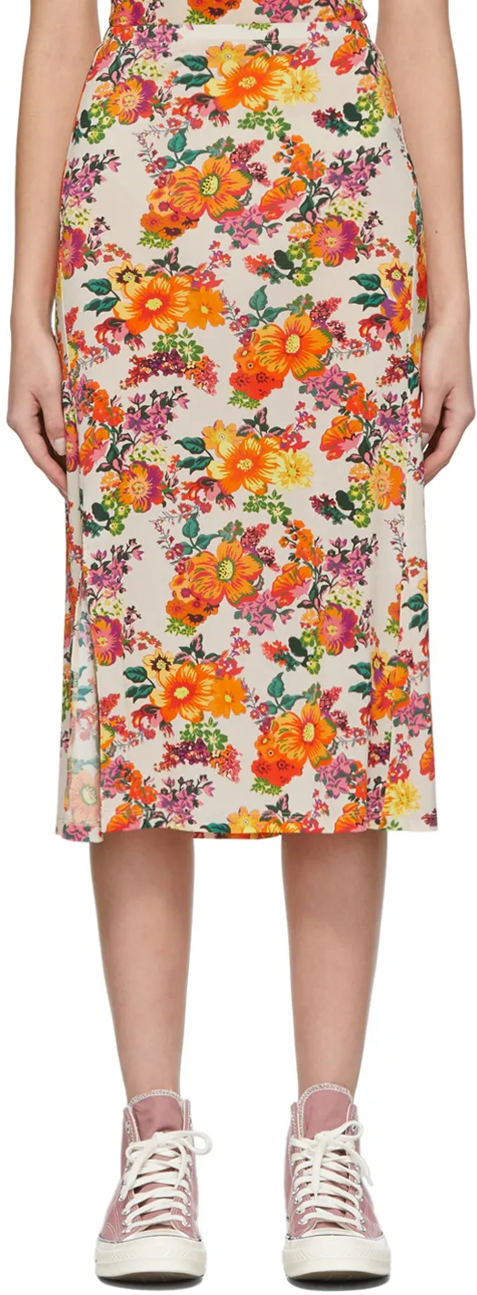 Pattern Printed Skirt