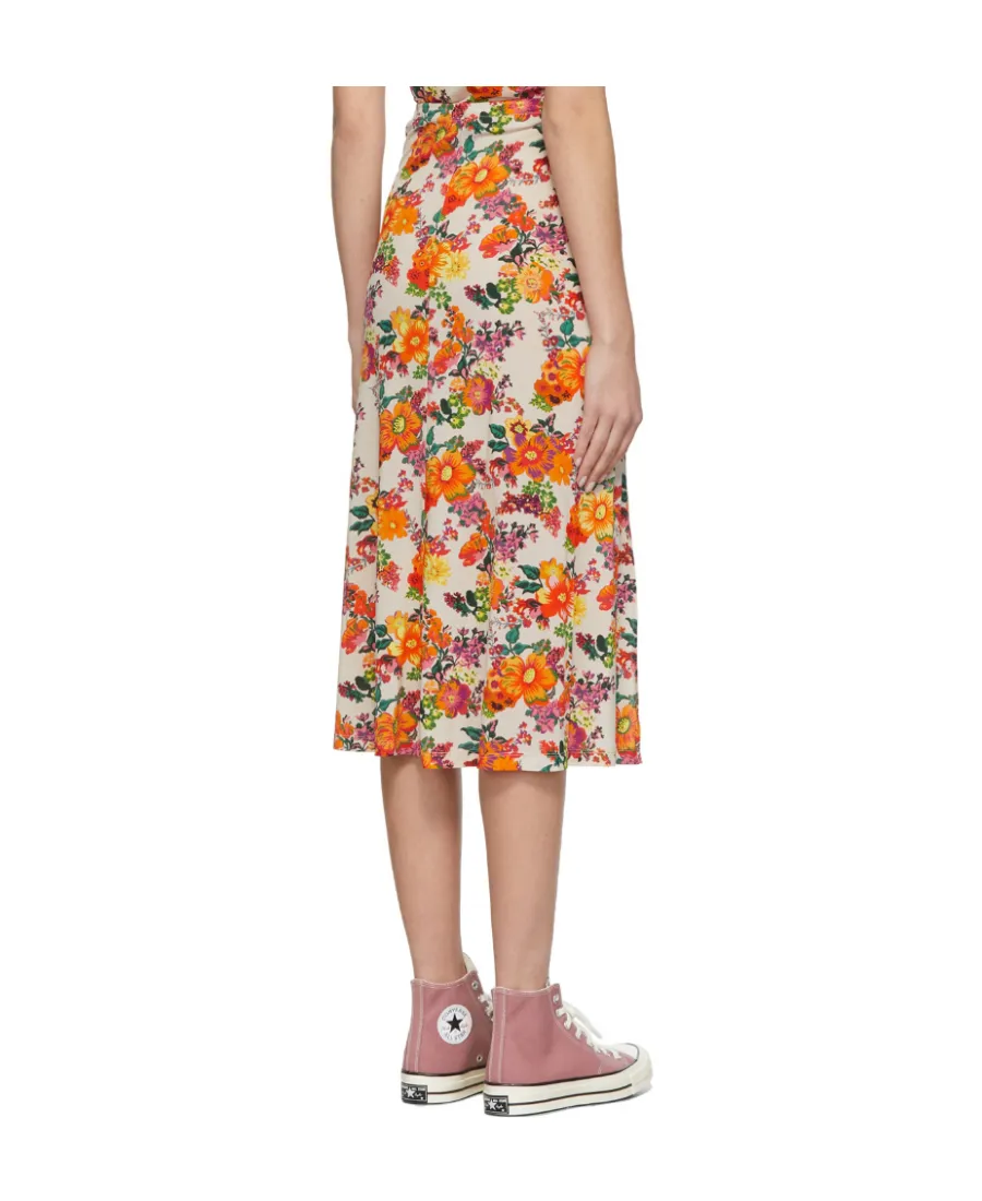 Pattern Printed Skirt