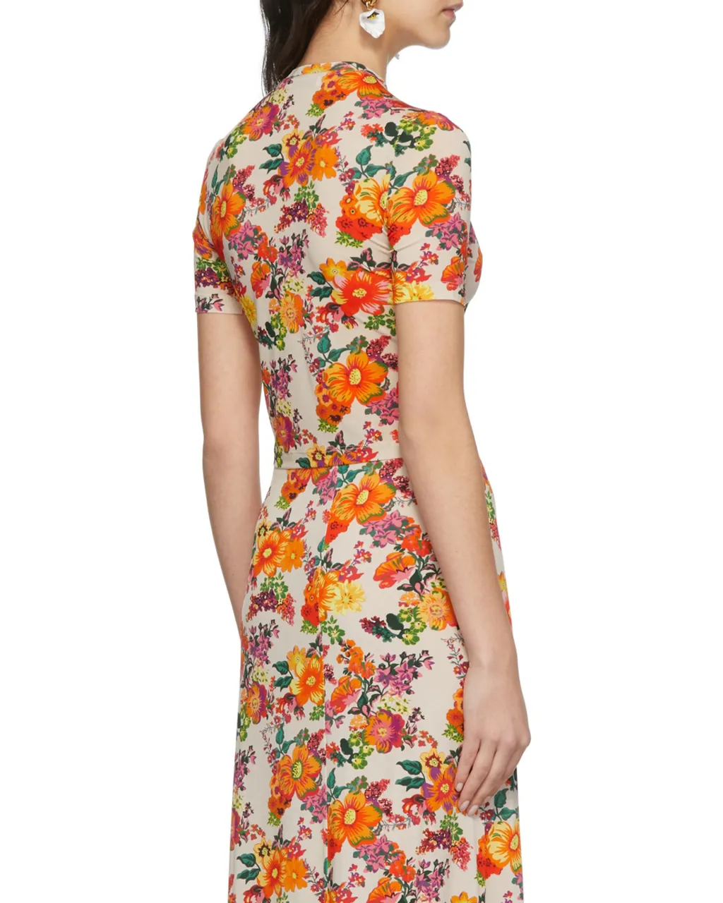 Pattern Printed Short-Sleeved T-Shirt