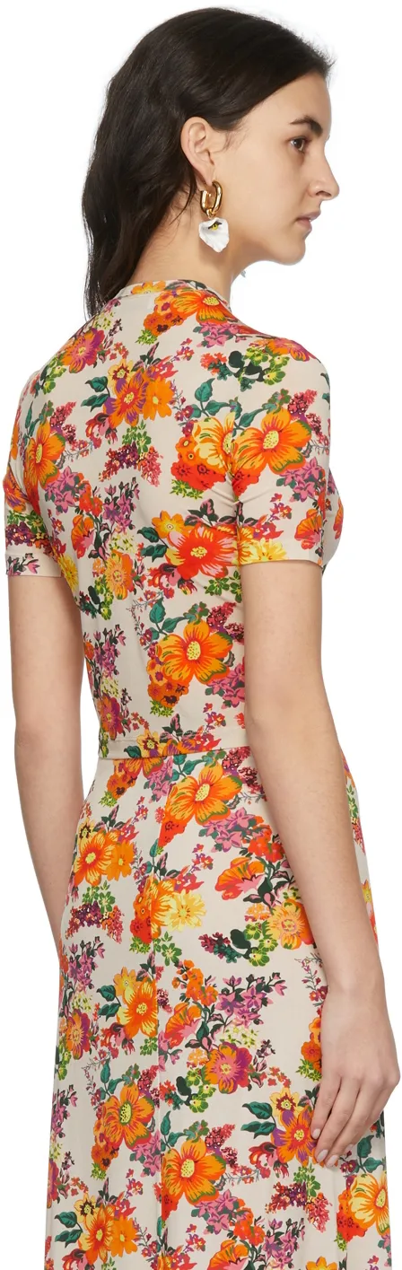 Pattern Printed Short-Sleeved T-Shirt