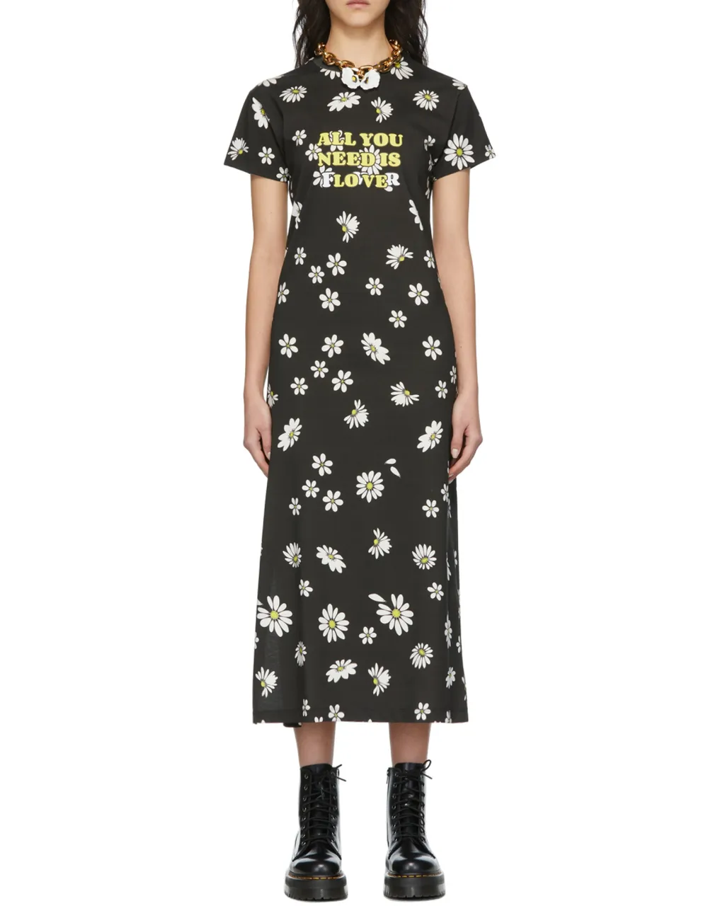 All You Need Is Lover Daisy Print Dress