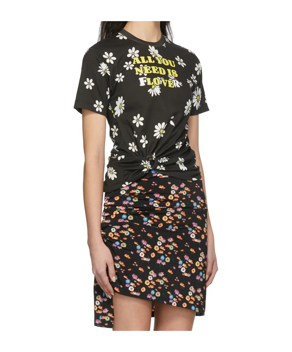 Pattern Printed Short-Sleeved T-Shirt