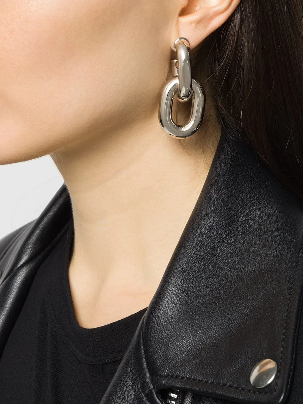 Xl Link Hoop Earrings