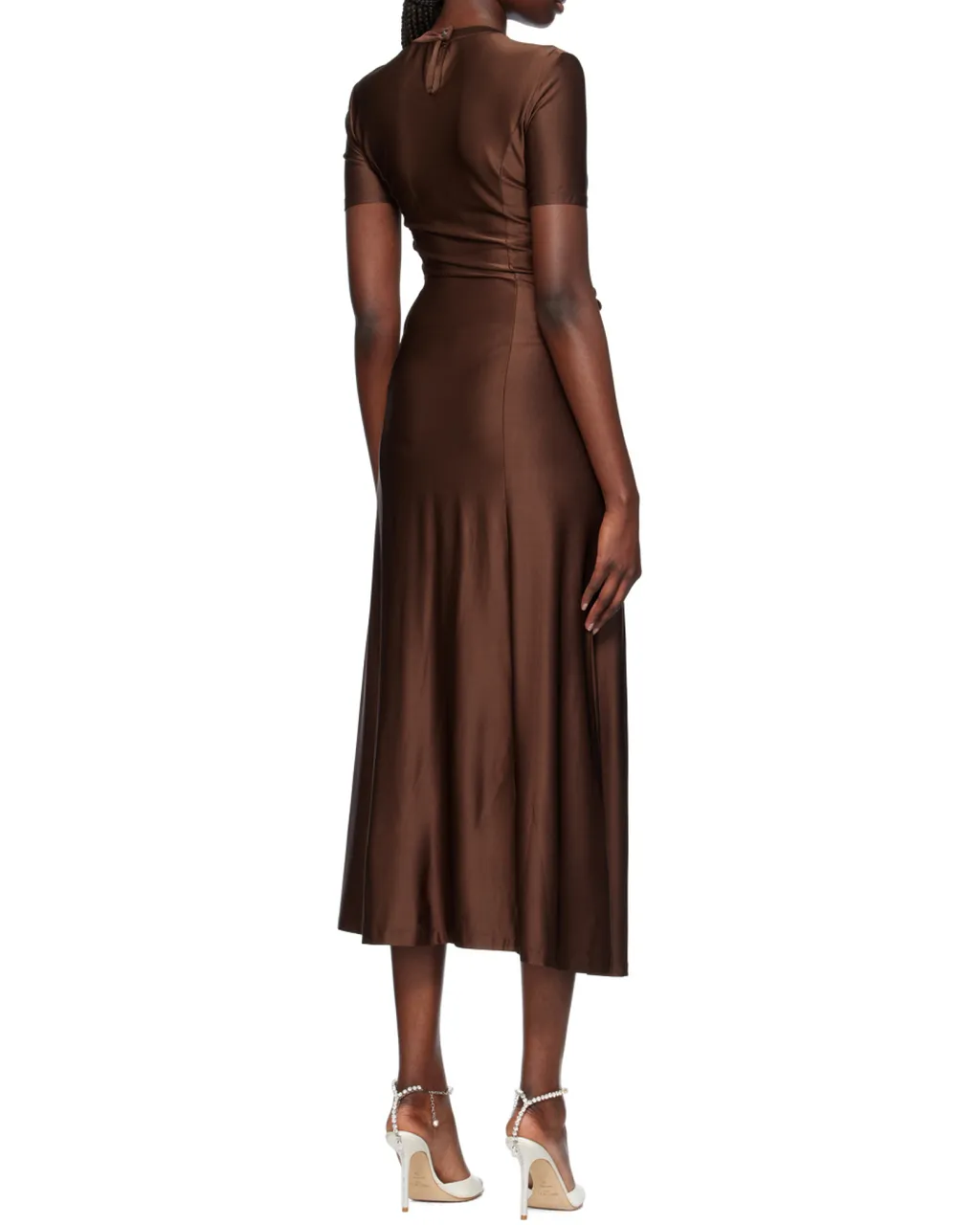 Ruched Detailed Midi Dress