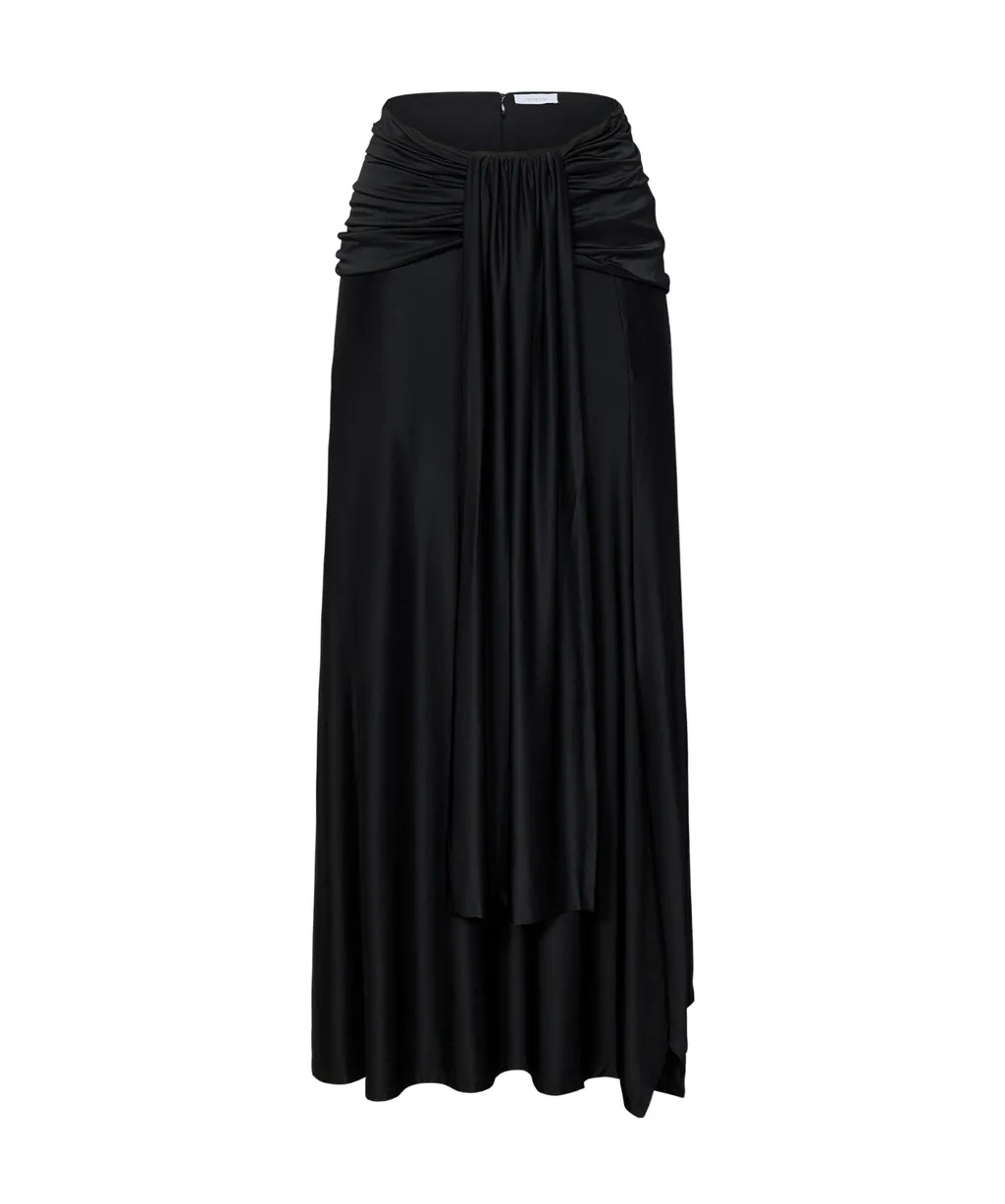Gathered Detailed Midi Skirt