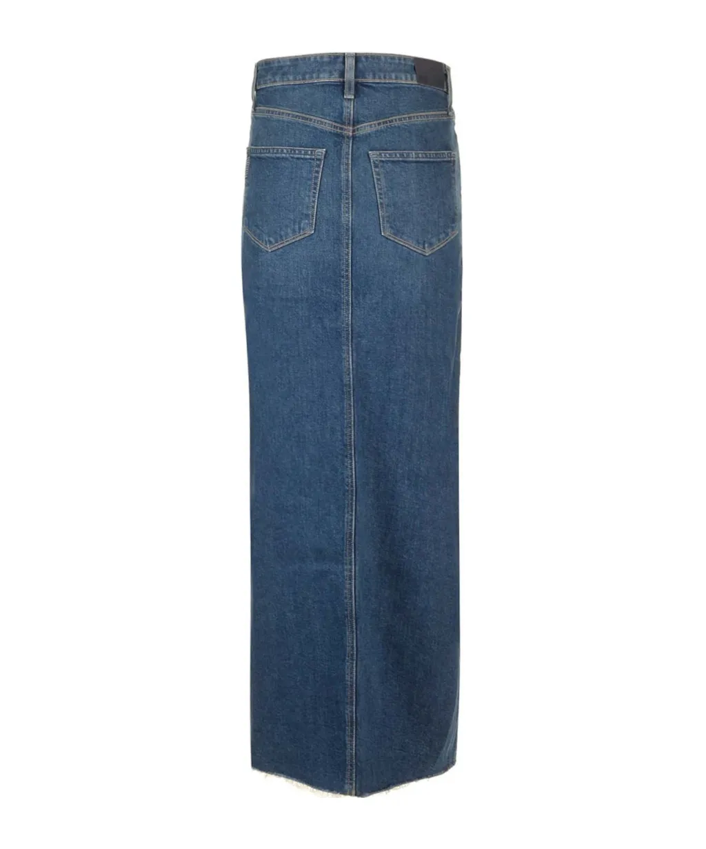 Denim Maxi Skirt