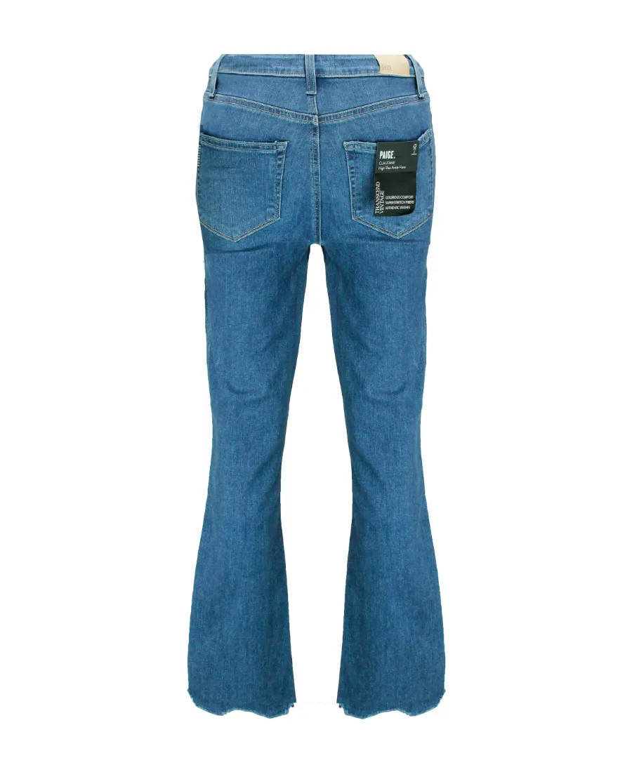 High Rise Ankle Flare Jeans