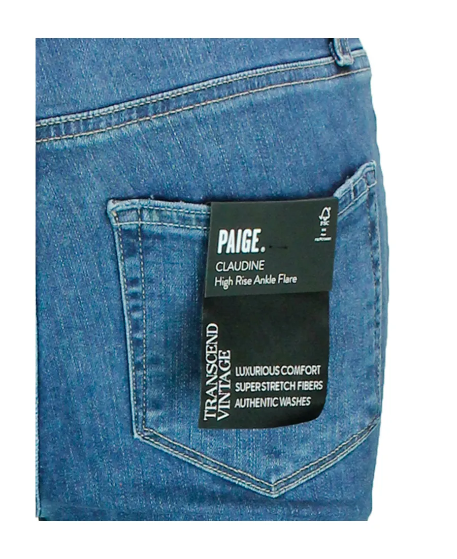High Rise Ankle Flare Jeans