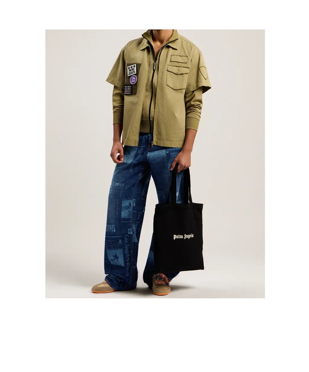 Logo-Embroidered Tote Bag
