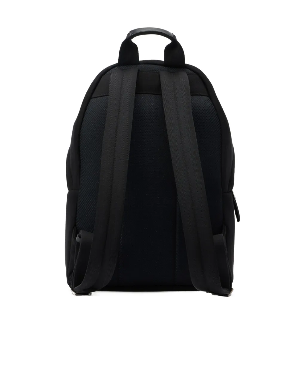 Logo Printed Zipped Backpack