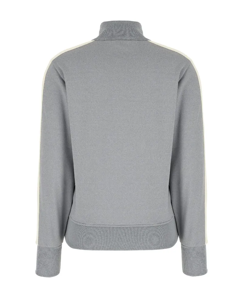 Track Stripe Zip-Up Sweatshirt
