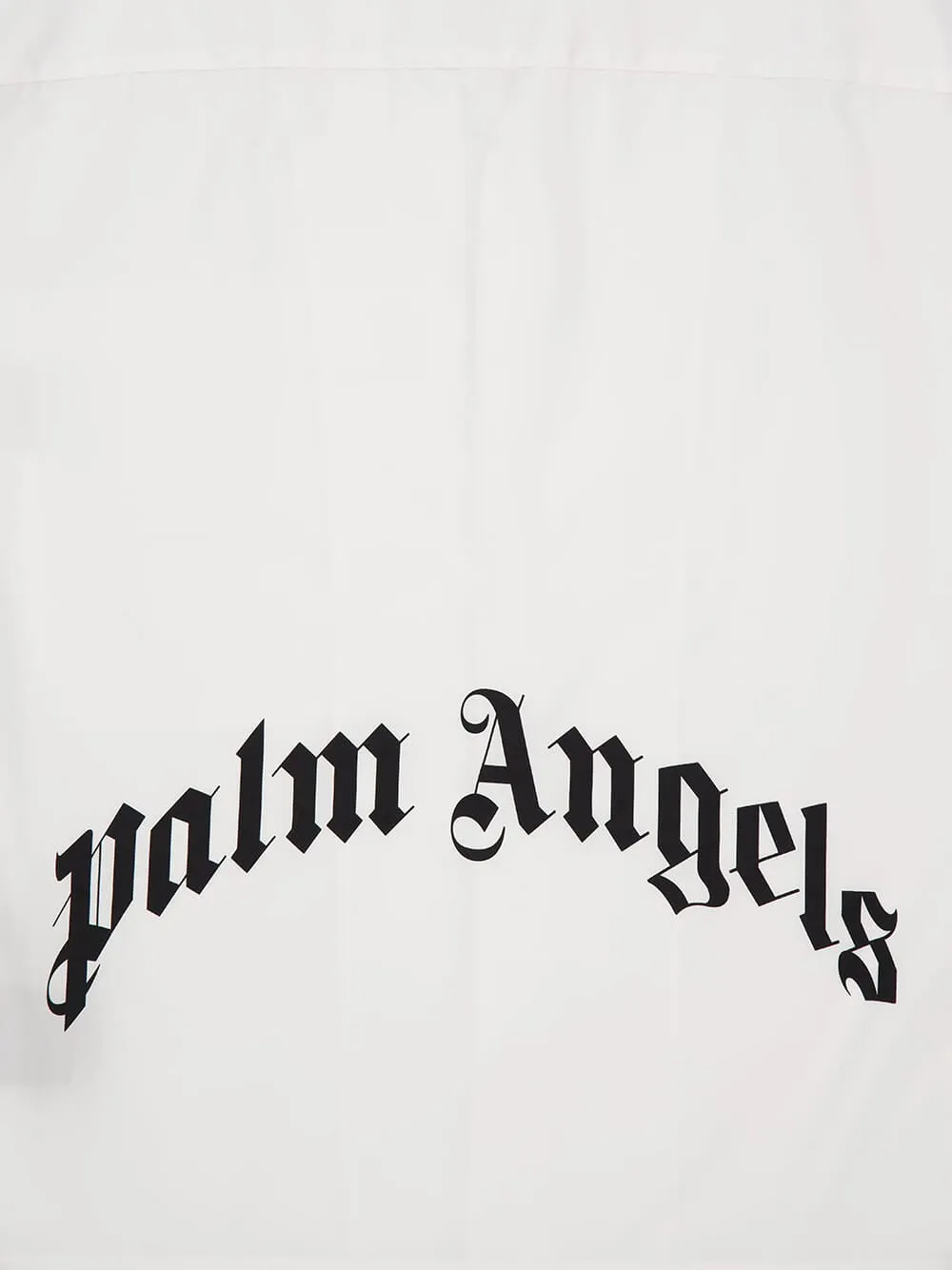 Curved Logo Printed Crewneck Shirt