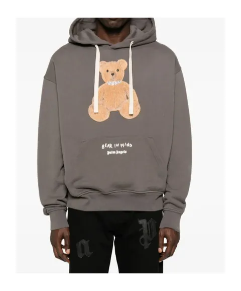 Teddy Bear Motif Hoodie