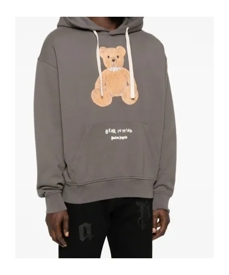 Teddy Bear Motif Hoodie